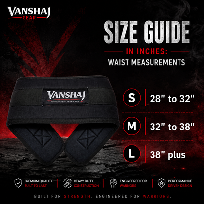 Vanshaj Heavy Duty Dip Belt with 2 Ft Steel Chain & 2 Carabiners | 10 MM Thick Padding | 500 KG+ Capacity Per Side | Weighted Dips, Pull-Ups, Chin-Ups & Strength Training